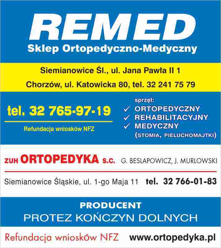 Zakład Usługowo-Handlowy ORTOPEDYKA S.C. Grzegorz Beslapowicz, Jan Murlowski - protezy kończyn dolnych SIEMIANOWICE ŚLĄSKIE protezy SIEMIANOWICE ŚLĄSKIE