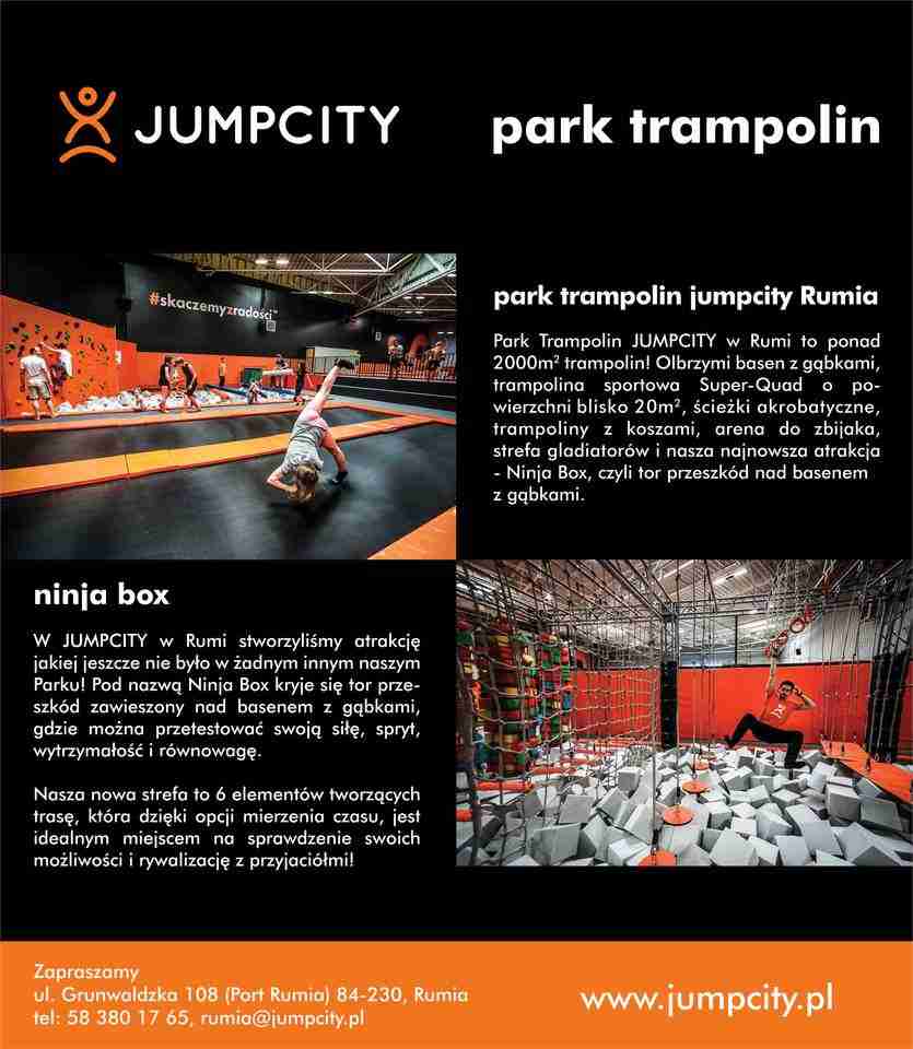 PARK TRAMPOLIN "JUMPCITY" - imprezy okolicznościowe RUMIA imprezy okolicznościowe RUMIA