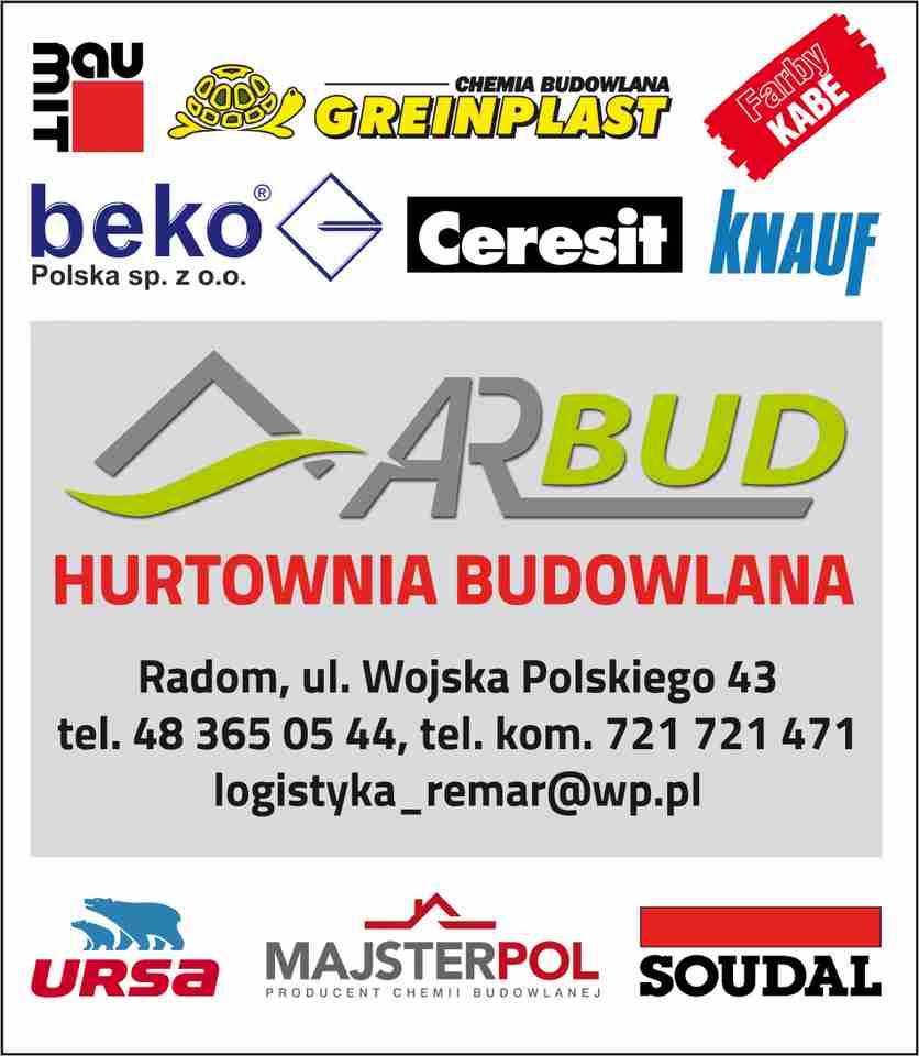 ARBUD Sp. z o.o. Spółka komandytowa - cegła, pustak RADOM cegła, pustak RADOM