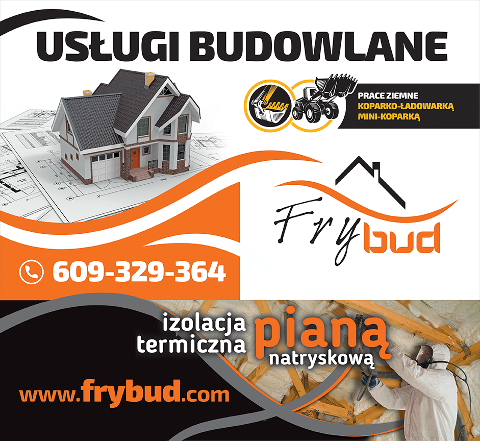 FRYBUD USŁUGI BUDOWLANE - usługi budowlane MYŚLENICE usługi budowlane MYŚLENICE