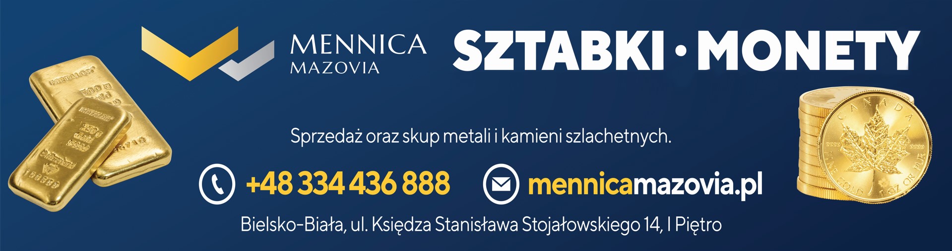 sztabki złota BIELSKO-BIAŁA