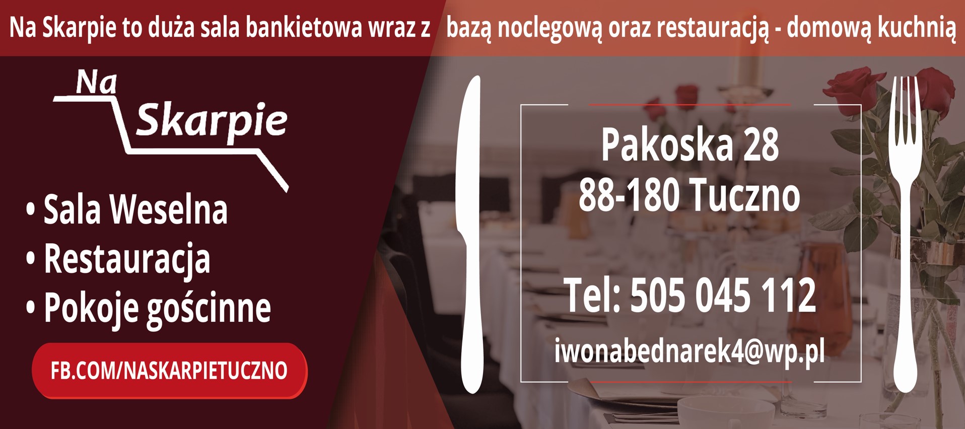 FIRMA PRODUKCYJNO-HANDLOWA "GROMATEX" Sp. z o.o. - imprezy okolicznościowe INOWROCŁAW sala bankietowa INOWROCŁAW