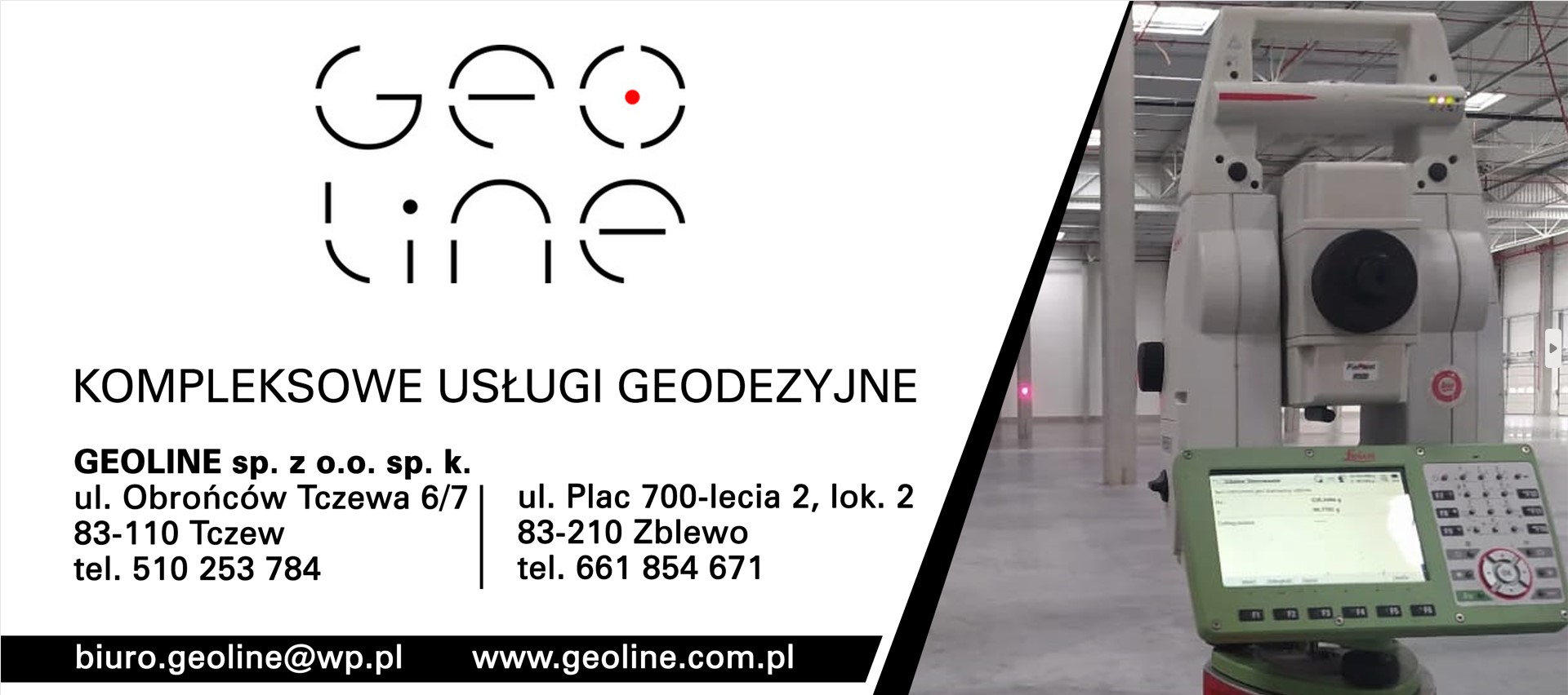 GEOLINE sp. z o.o., sp. k. - geodezyjna obsługa budów TCZEW geodezyjna obsługa budów TCZEW