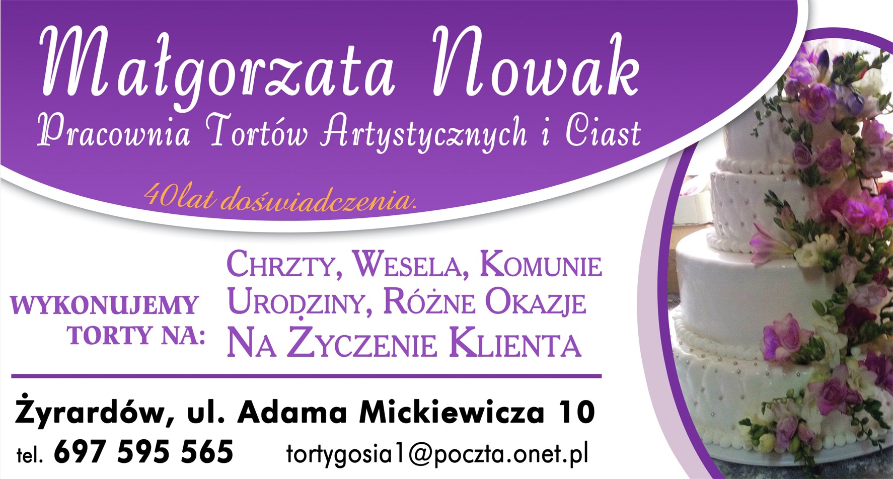 ciasta ŻYRARDÓW