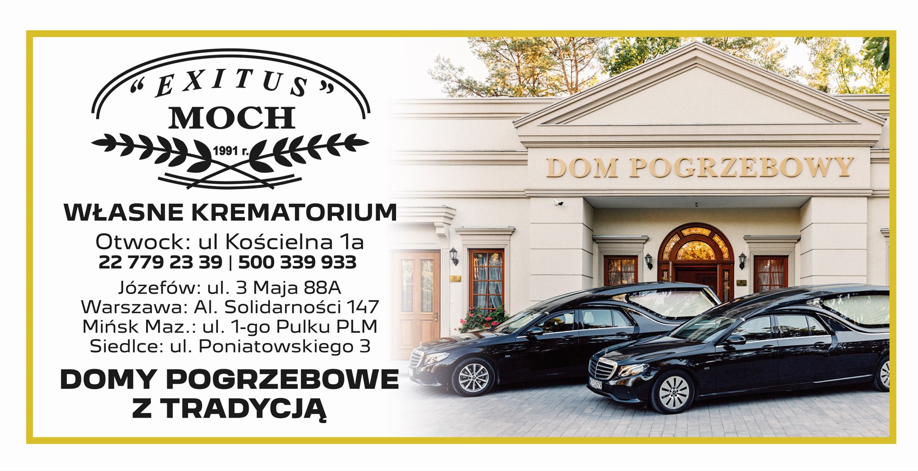 Zakład Usług Pogrzebowych EXITUS - bankiety biznesowe OTWOCK bankiety biznesowe OTWOCK