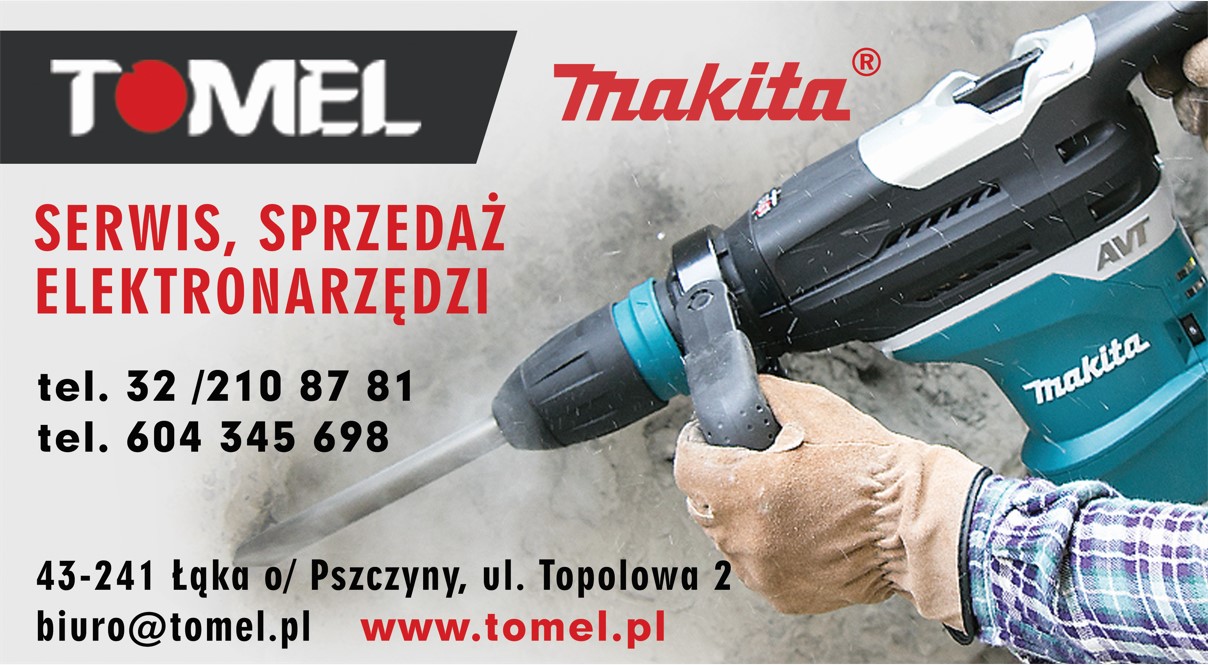"TOMEL - narzędzia" Ziebura Tomasz - sprzedaż elektronarzędzi PSZCZYNA elektronarzędzia, serwis PSZCZYNA