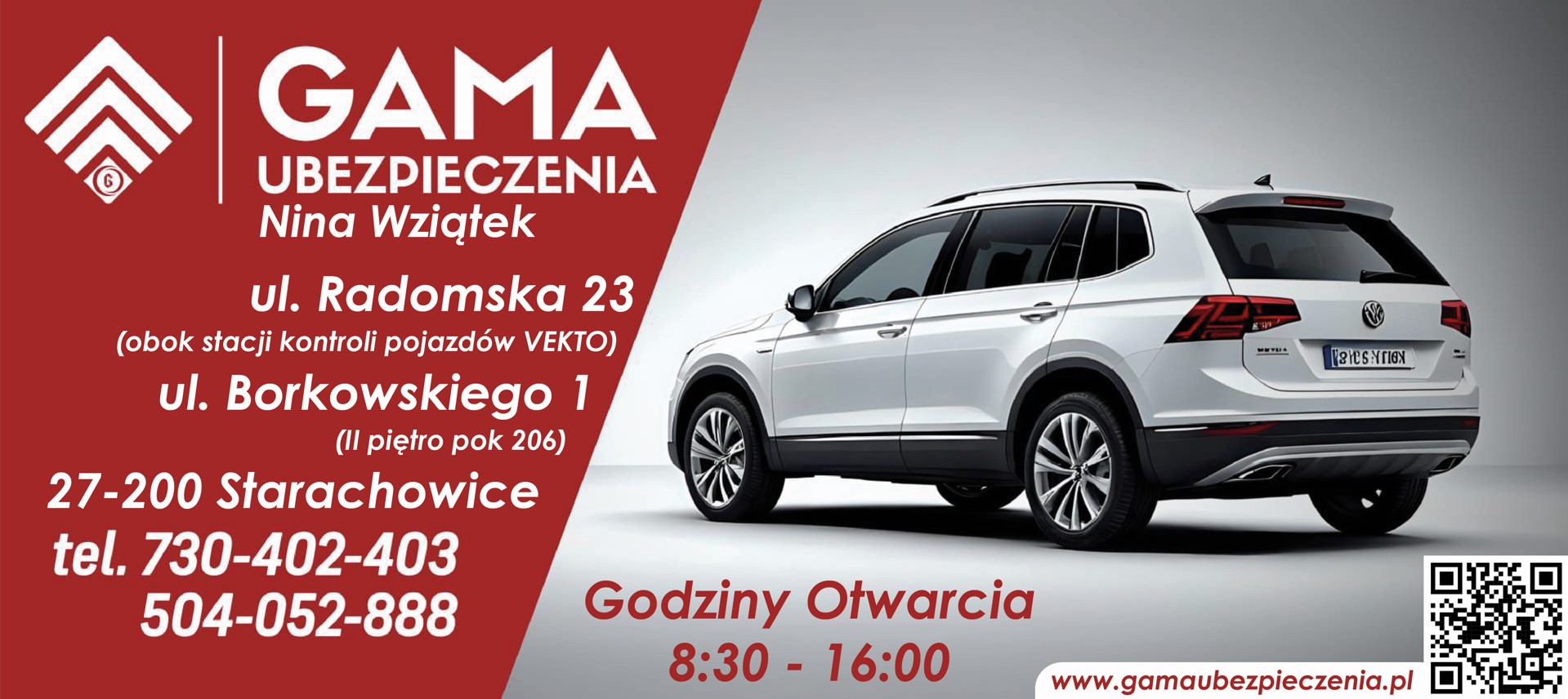 Gama Ubezpieczenia Nina Wziątek - ubezpieczenia komunikacyjne STARACHOWICE ubezpieczenia komunikacyjne STARACHOWICE