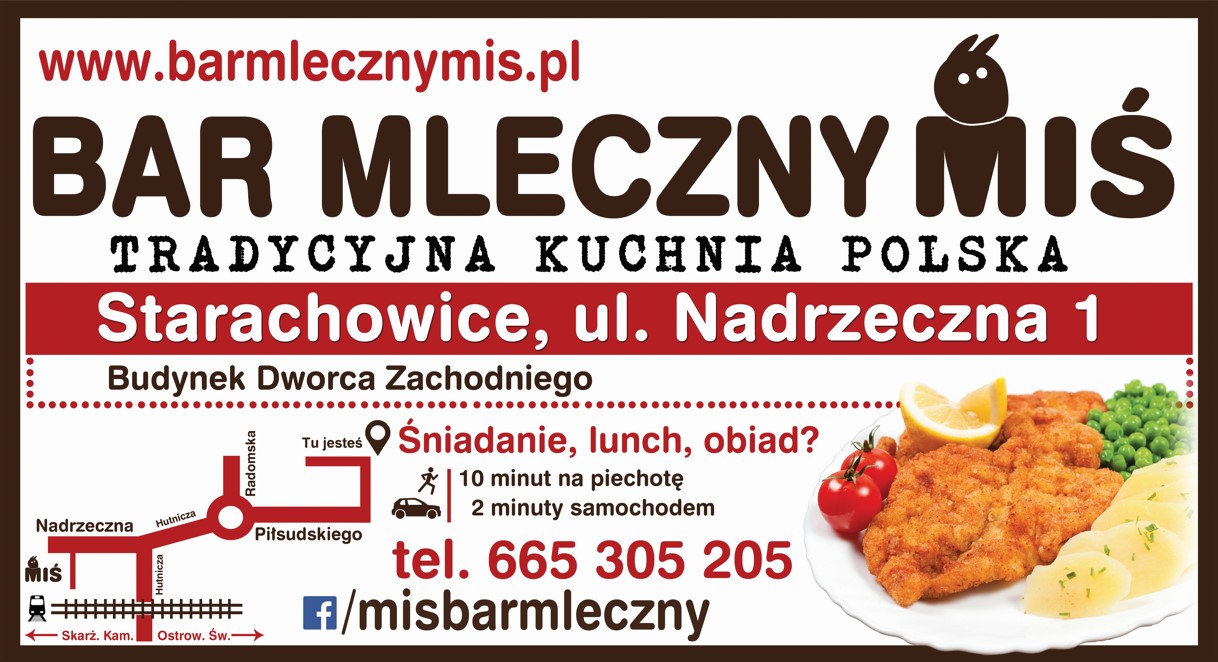 Bar Mleczny MIŚ - śniadania STARACHOWICE śniadania STARACHOWICE
