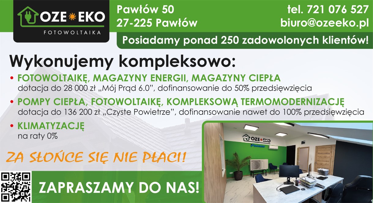 OZE EKO Sp. z o.o. - pompy ciepła STARACHOWICE pompy ciepła STARACHOWICE