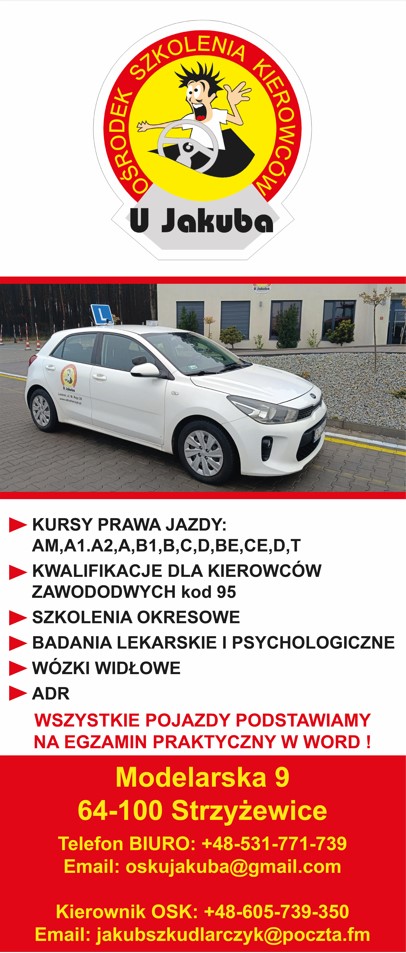 Ośrodek Szkolenia Kierowców "U Jakuba" - kurs na prawo jazdy A B C D LESZNO kurs na prawo jazdy A B C D LESZNO