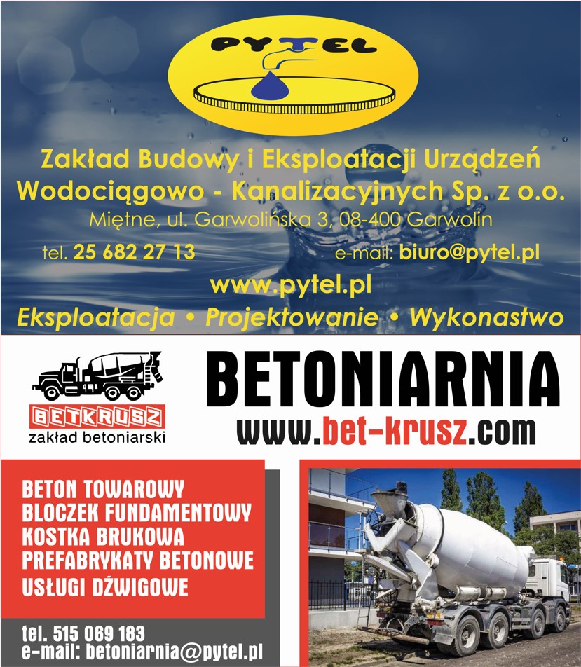ZAKŁAD BUDOWY I EKSPLOATACJI URZĄDZEŃ WODOCIĄGOWO-KANALIZACYJNYCH SP. Z O.O. - budowa, konserwacja i remonty urządzeń wodociągowych i kanalizacyjnych GARWOLIN budowa, konserwacja i remonty urządzeń wodociągowych i kanalizacyjnych GARWOLIN