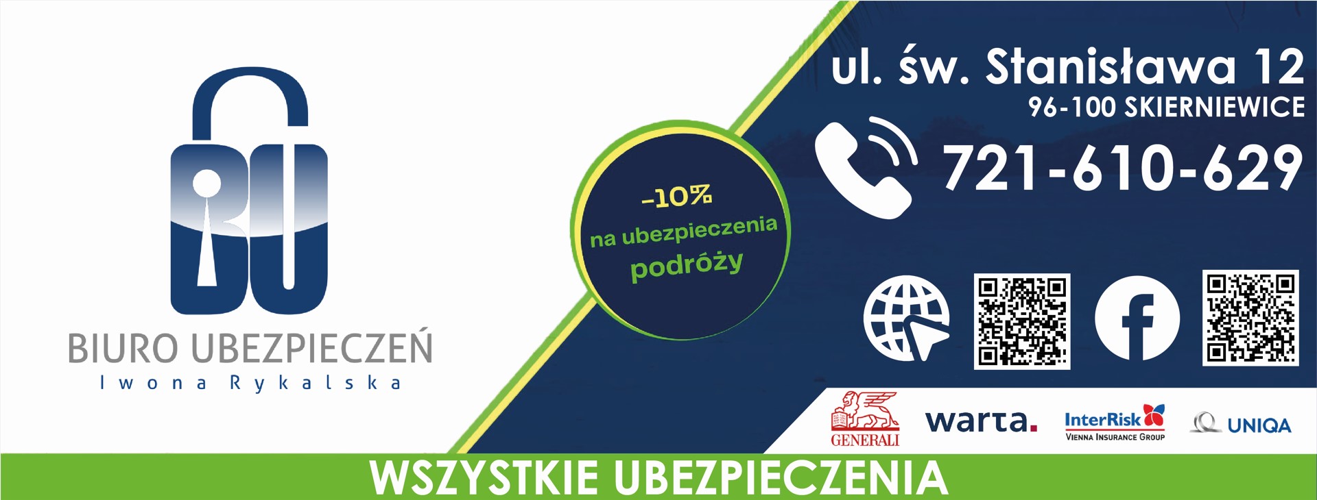BIURO UBEZPIECZEŃ IWONA RYKALSKA - biuro ubezpieczeń SKIERNIEWICE ubezpieczenia SKIERNIEWICE