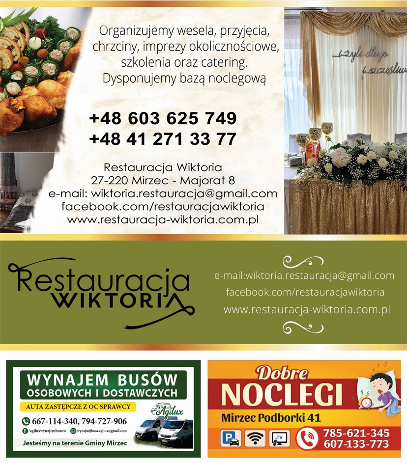 Restauracja "Wiktoria" Jadwiga Barwin - imprezy okolicznościowe OSTROWIEC ŚWIĘTOKRZYSKI imprezy okolicznościowe OSTROWIEC ŚWIĘTOKRZYSKI