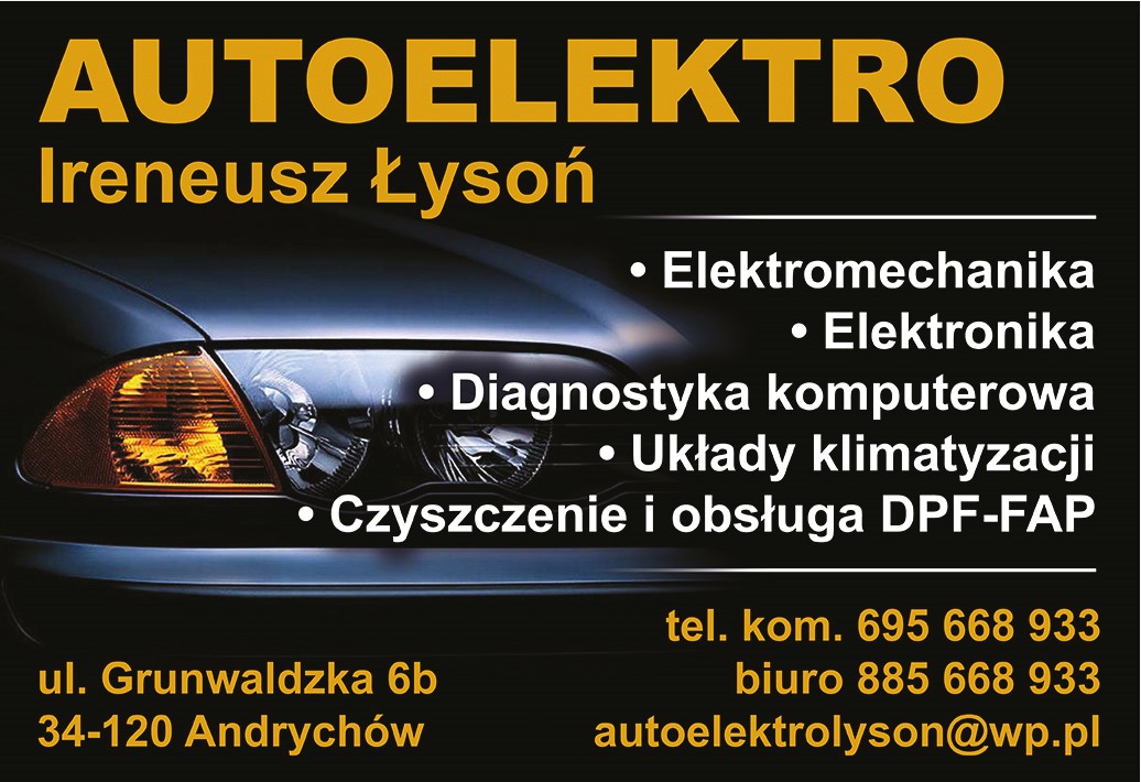 elektromechanika samochodowa ANDRYCHÓW