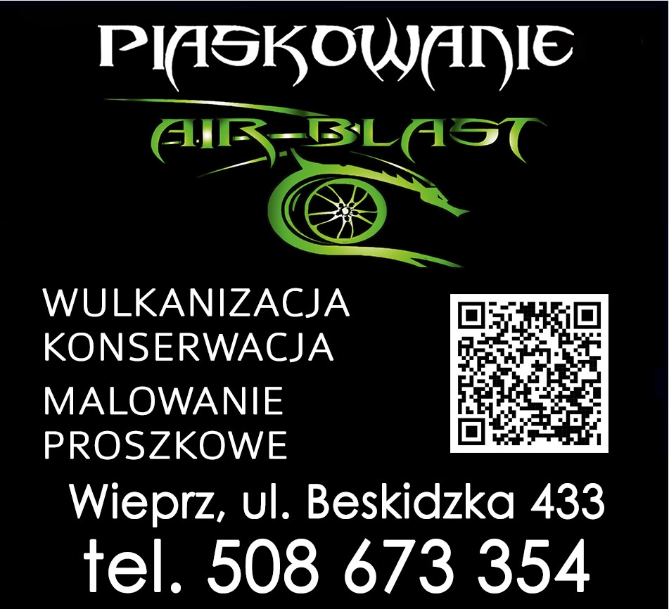 AIR BLAST Adrian Rusinek - konserwacja samochodowa ANDRYCHÓW piaskowanie ANDRYCHÓW