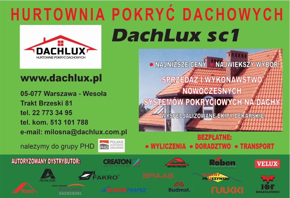 blachodachówka SULEJÓWEK