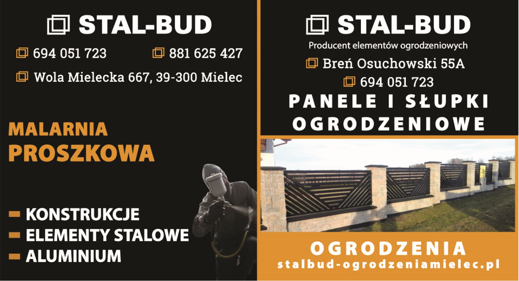 STAL-BUD Skwara
Grzegorz - ogrodzenia systemowe MIELEC ogrodzenia MIELEC