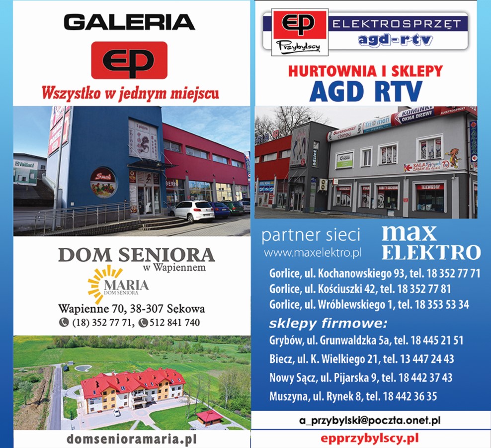 "ELEKTROSPRZĘT" HURT i DETAL Przybylscy - Spółka Jawna - RTV GORLICE AGD GORLICE