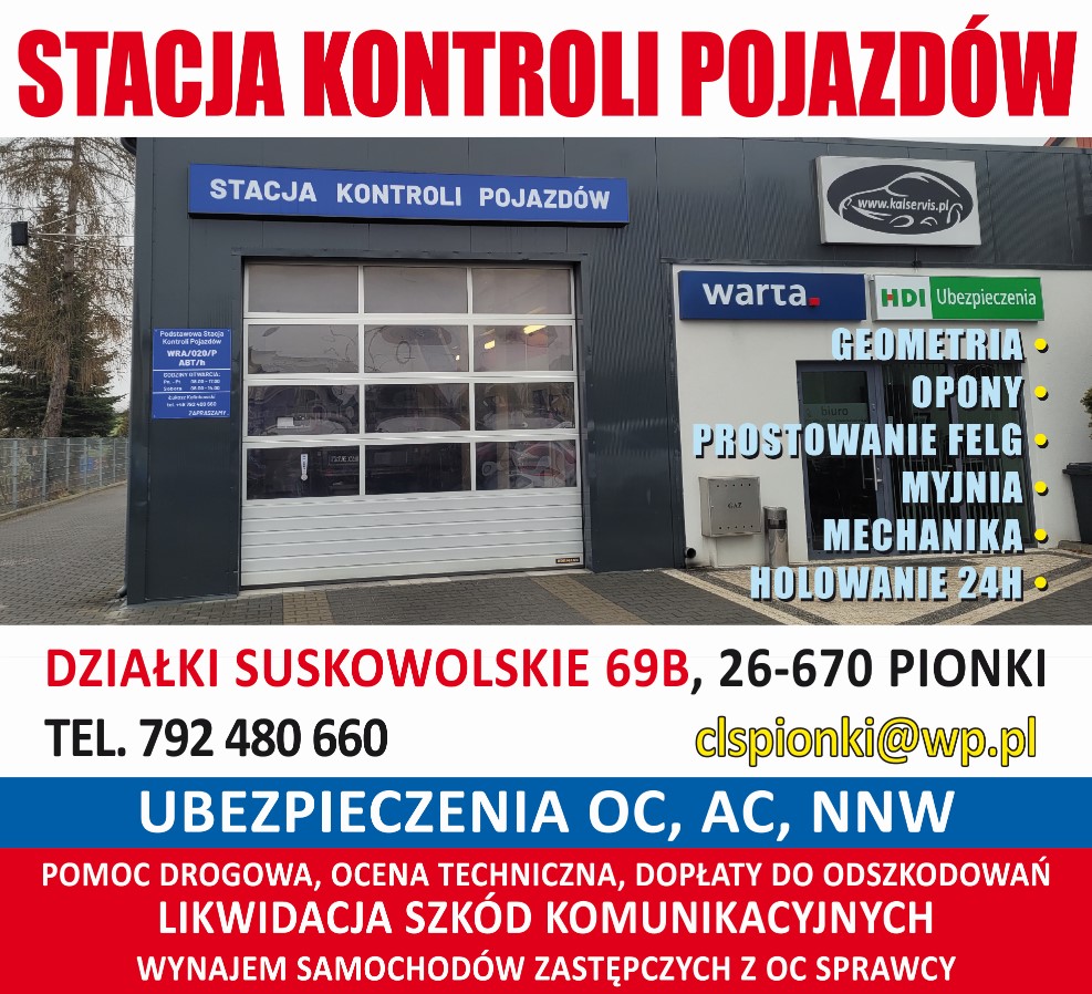 prostowanie felg PIONKI