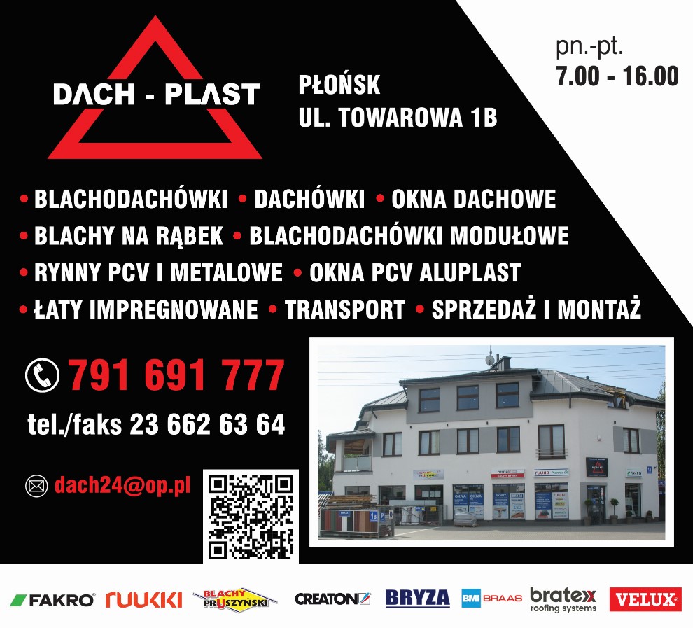blachodachówka PŁOŃSK