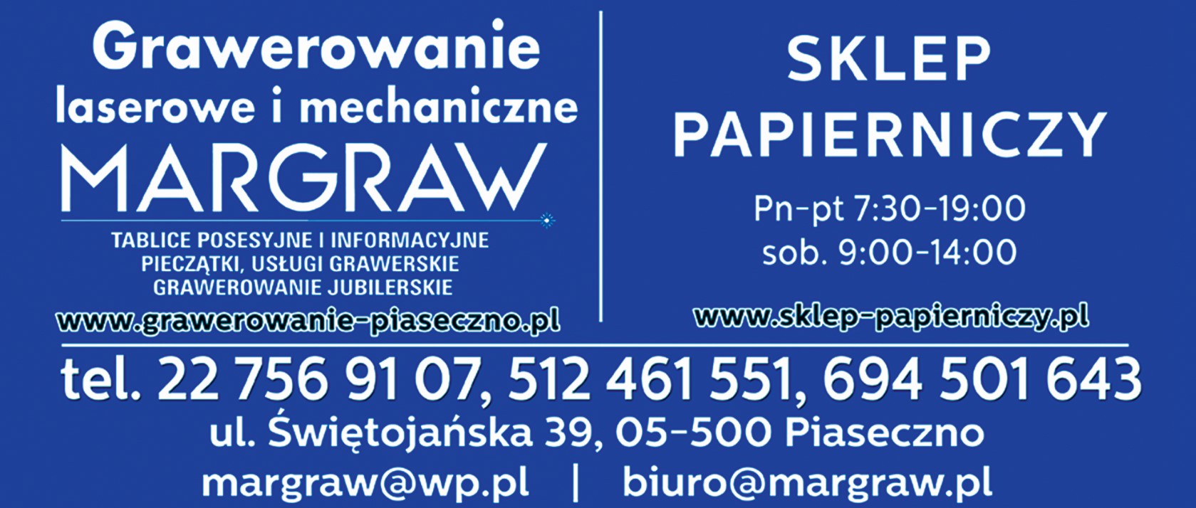 grawerowanie mechaniczne PIASECZNO