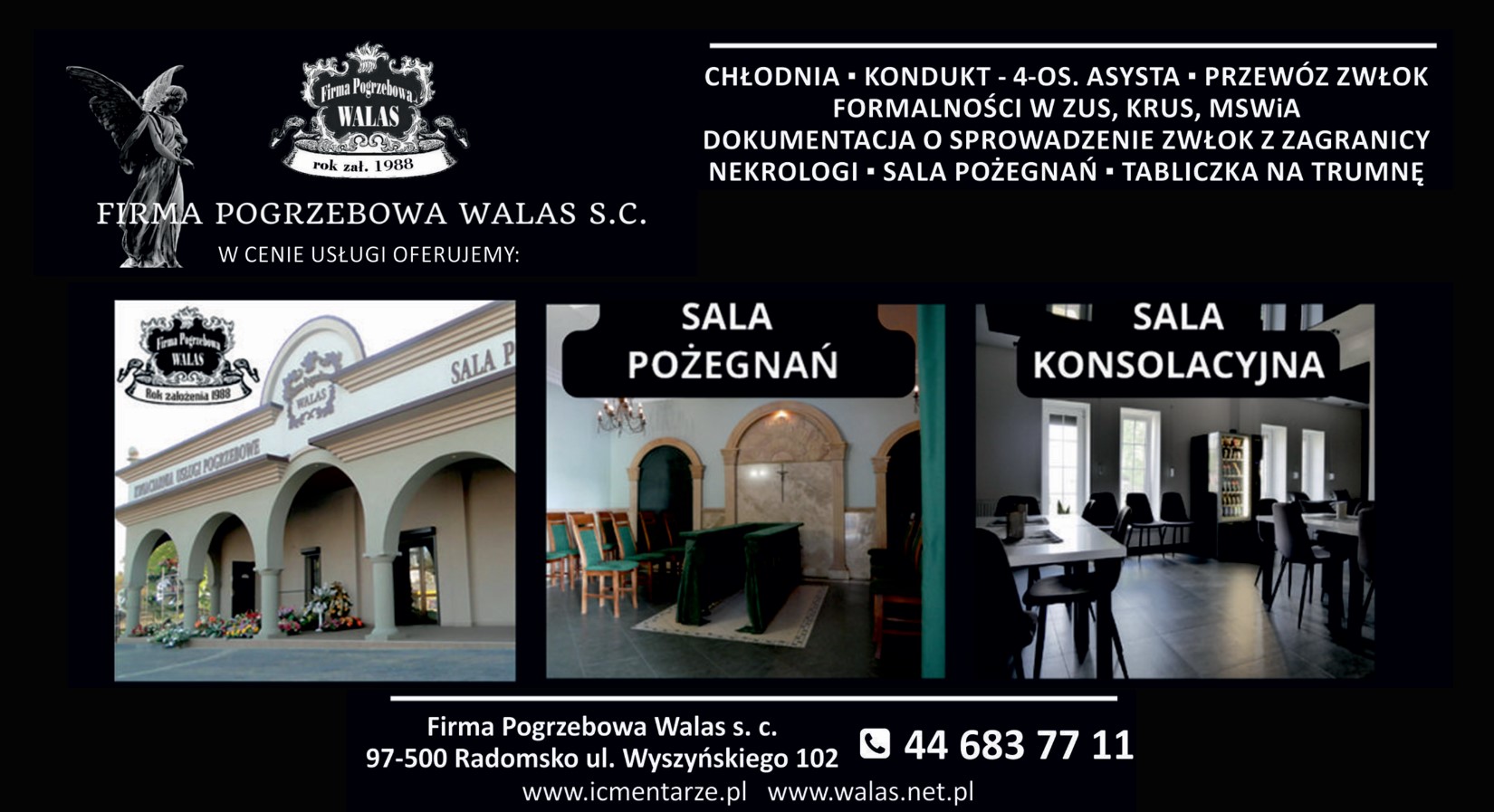 Firma Pogrzebowa WALAS s.c. - kremacja RADOMSKO kremacja RADOMSKO