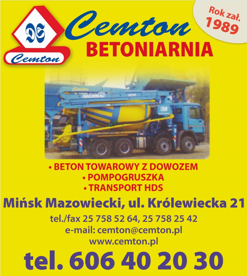 betoniarnia MIŃSK MAZOWIECKI
