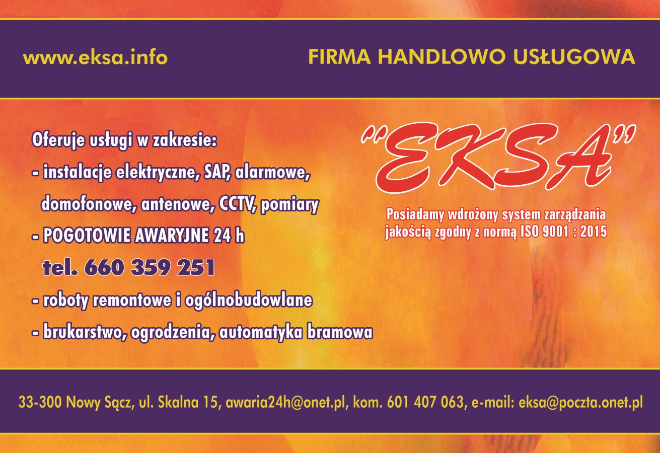 instalacje elektryczne NOWY SĄCZ