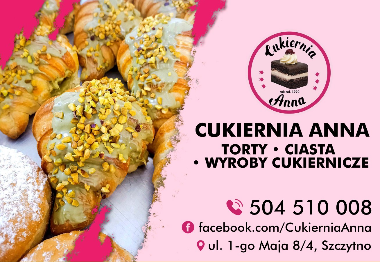 wyroby cukiernicze SZCZYTNO