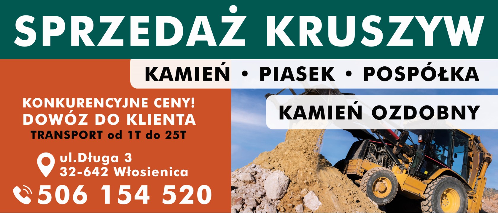 sprzedaż kamienia OŚWIĘCIM