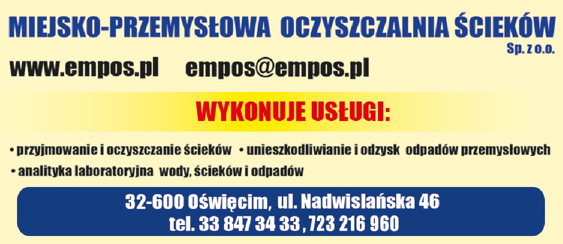 oczyszczalnie ścieków OŚWIĘCIM