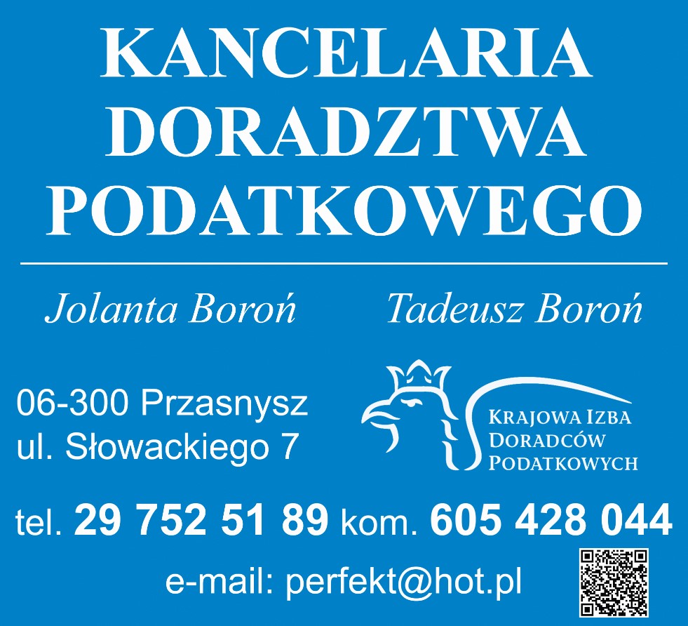 ryczałt ewidencjonowany PRZASNYSZ