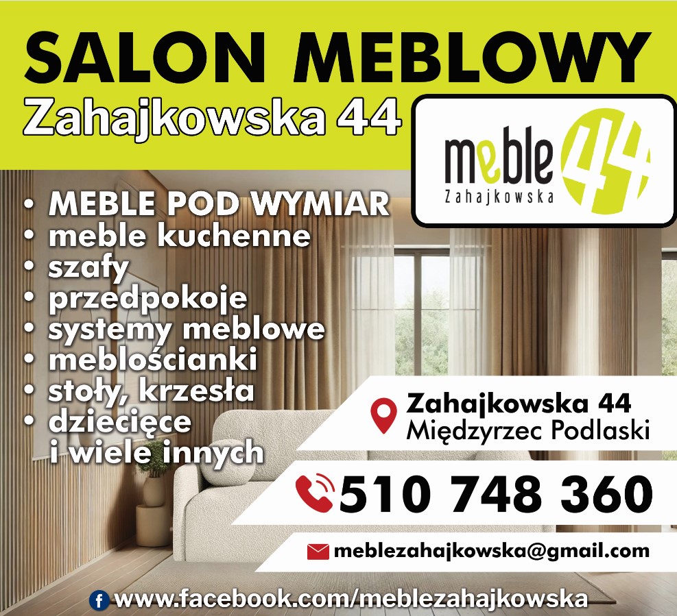 MEBLE 44 Michał Bieliński - sklep meblowy MIĘDZYRZEC PODLASKI meble MIĘDZYRZEC PODLASKI