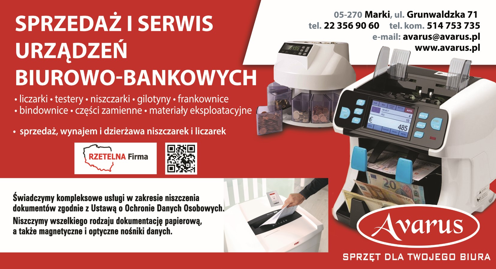 serwis urządzeń biurowych MARKI