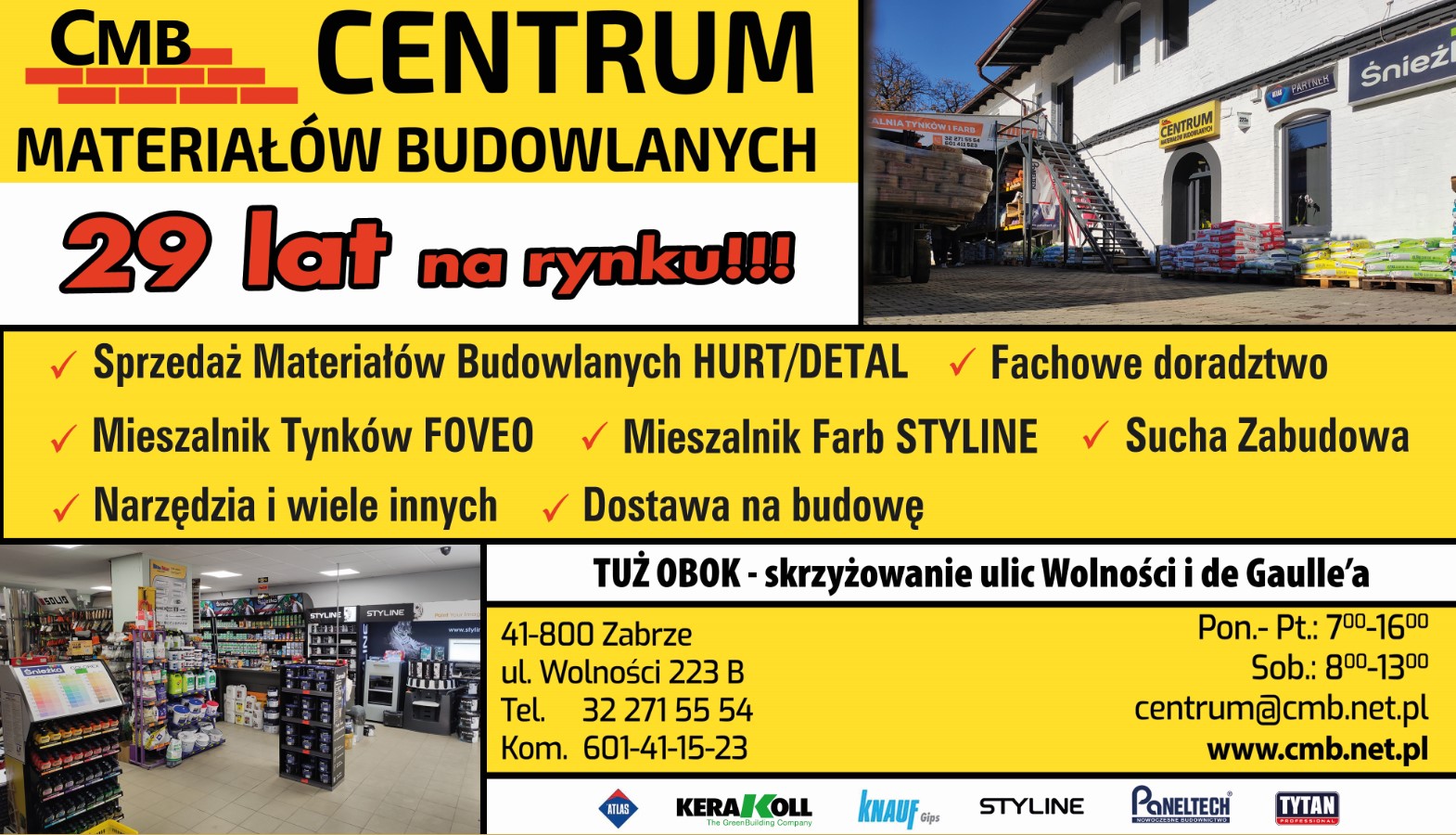 skład materiałów budowlanych ZABRZE