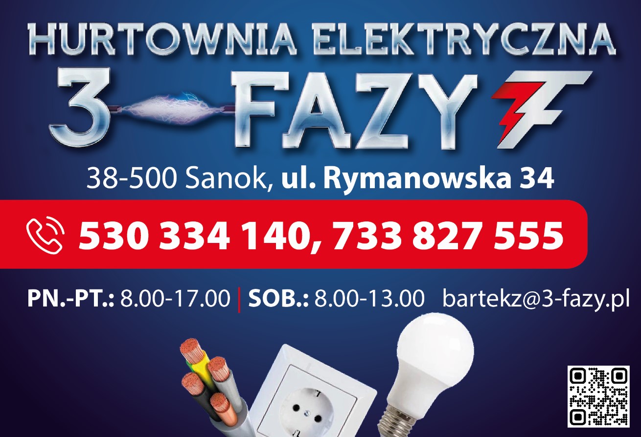 "3-FAZY" HURTOWNIA ELEKTRYCZNA - sprzęt elektryczny SANOK sprzęt elektryczny SANOK