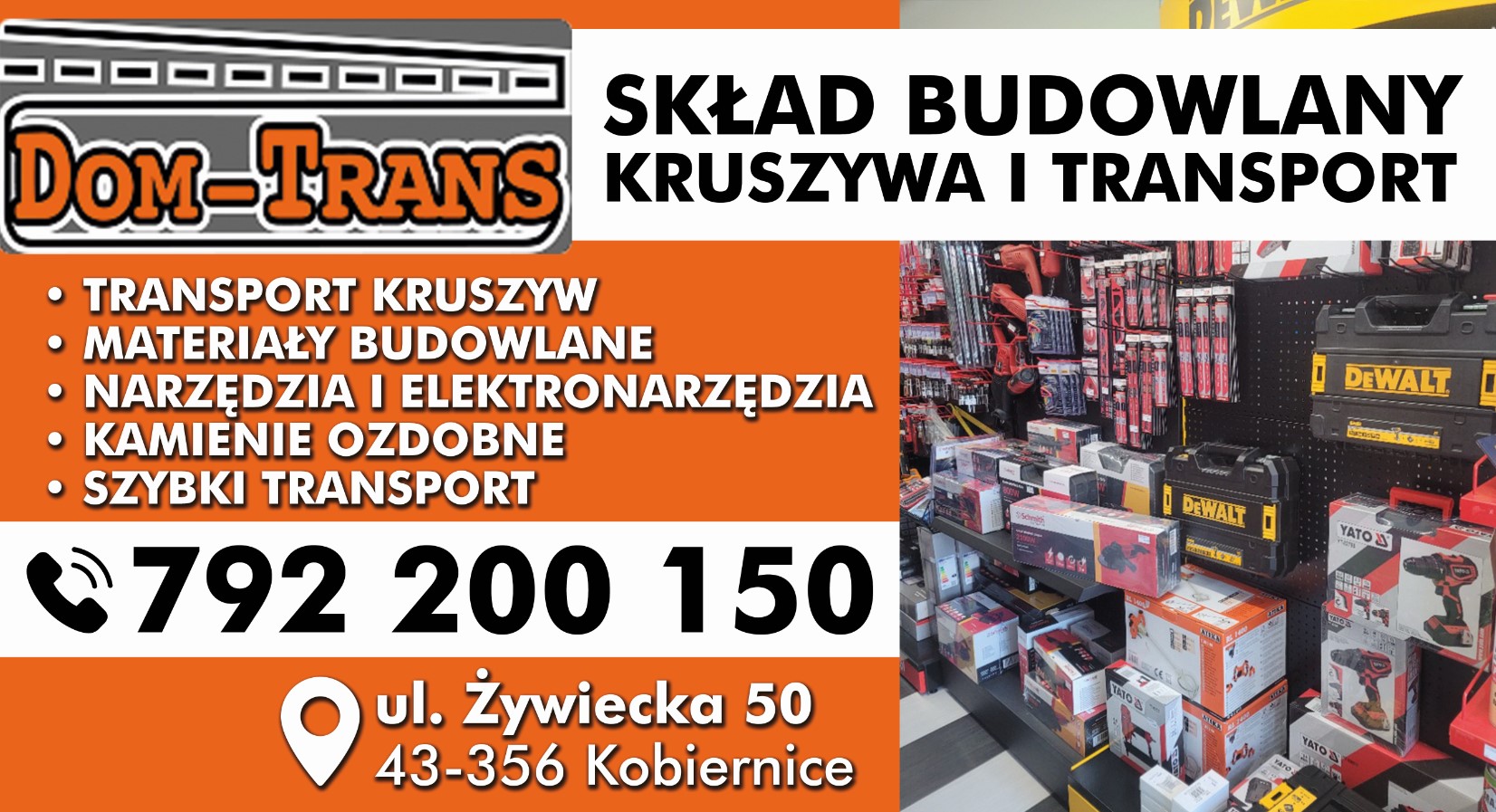 transport kruszyw BIELSKO-BIAŁA